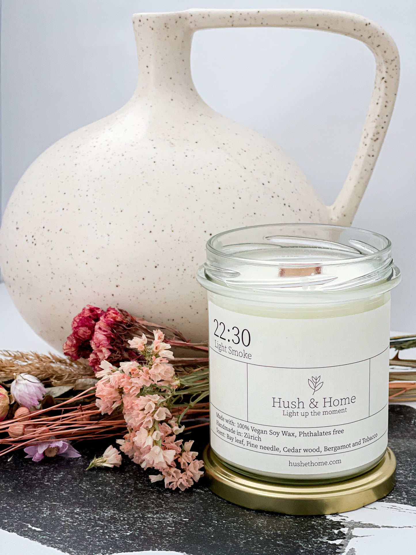 22:30 Light Smoke | Non-Toxic vegan Candle