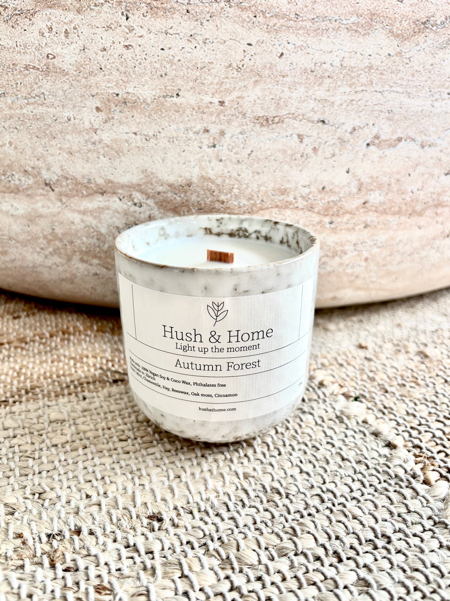 Ceramic Autumn Forest | Non-Toxic vegan Candle